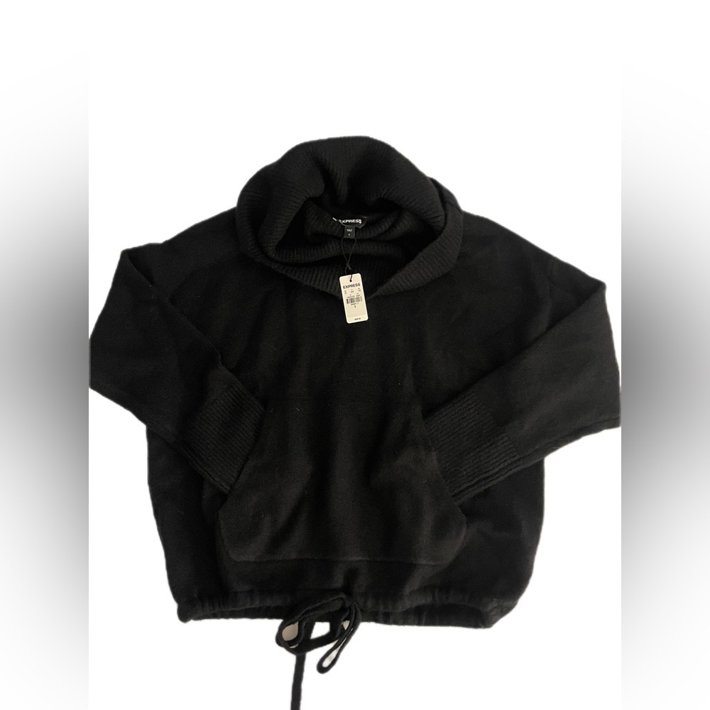 Express Women’s cowl neck black sweater small